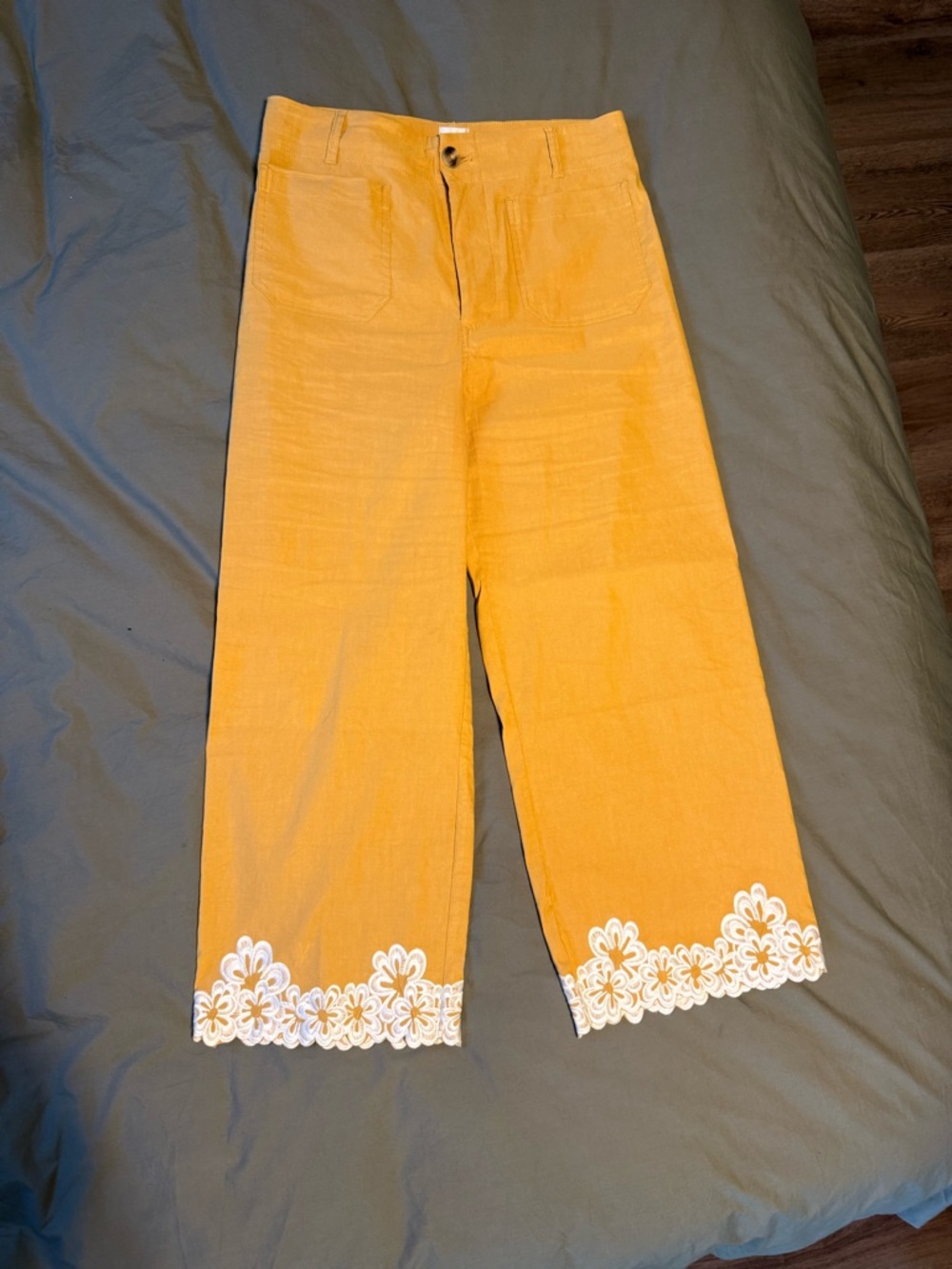 Maeve Colette Embroidered Pant - Picture 3 of 3